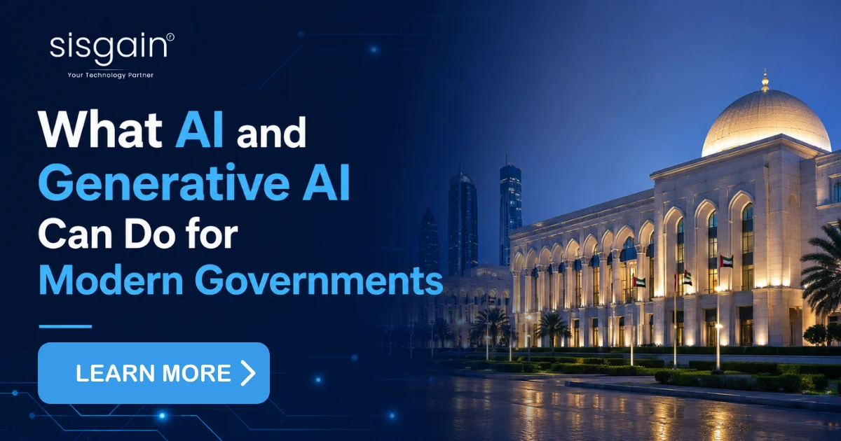What AI and Generative AI Can Do for Modern Governments